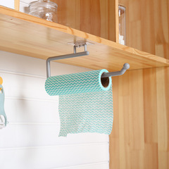 Lazy cloth storage hanging rack disposable kitchen paper using paper cling film rack tissue shelf roll paper dedicated hook 