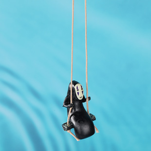 Japanese-style cartoon creative faceless men's swing fish tank landscaping small ornaments seabed decoration creative decorations accessories