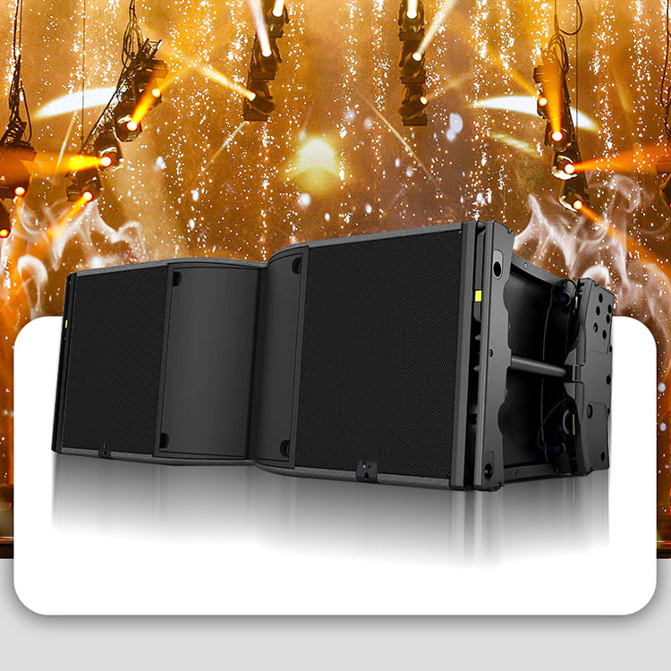 Altavoces profesionales de arreglo lineal de dos vías y 12 pulgadas para presentaciones en escenarios al aire libre de alta potencia, sistema de sonido de arreglo lineal de altavoces profesionales