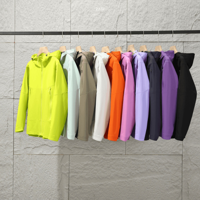Mountain-Style Outdoor Ultra-Light Hooded Jacket, Casual Sun-Protective Skin Jacket, Couple's Soft Shell Jacket 12214