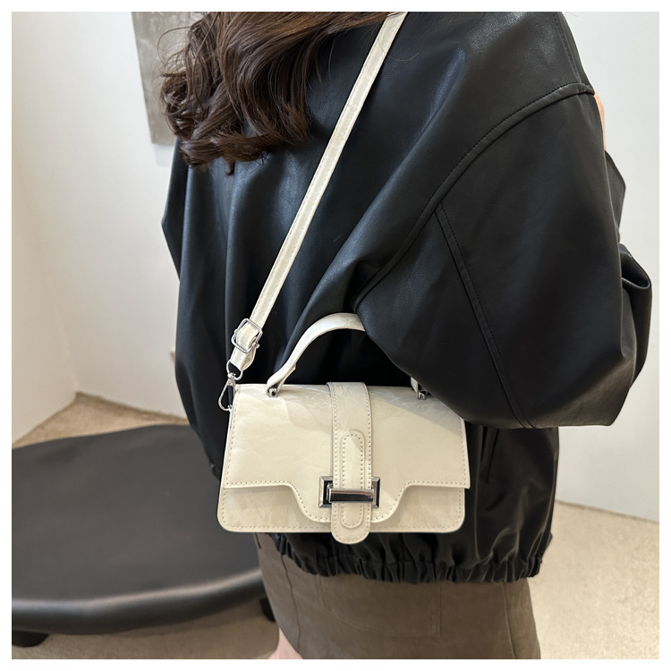 2024 New style women's trendy, fashionable and high-quality single-shoulder handbag, autumn commuting crossbody small square bag undefined