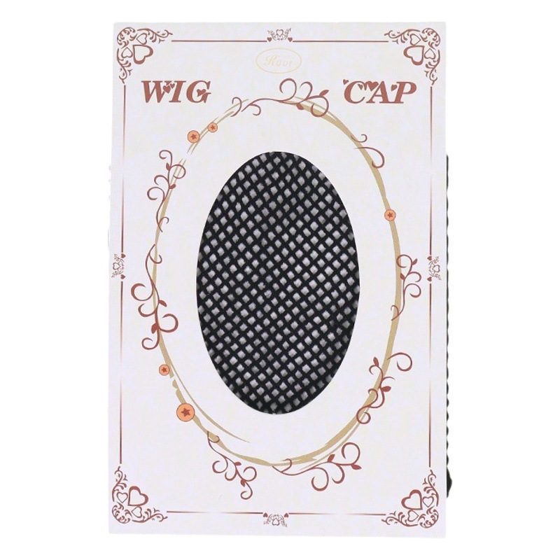 Wig Cap with Real Hair Base, High Elasticity, Two-Way Wig Cap, Invisible Net Cap, Hair Accessory