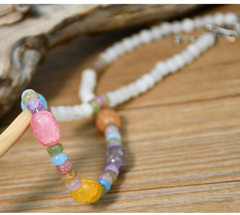 1 Piece Fashion Round Beaded Beaded Womenu0027S Necklace