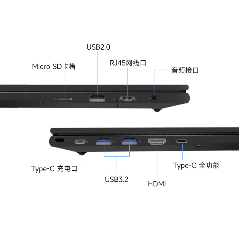 2025 nueva computadora portátil Core de 12 generaciones i5 1240p computadora portátil de oficina de negocios de alta gama laptop