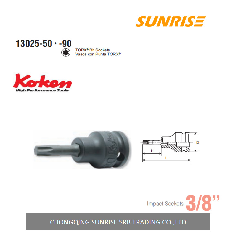 KOKEN koken 工研套筒13025.50/90-T