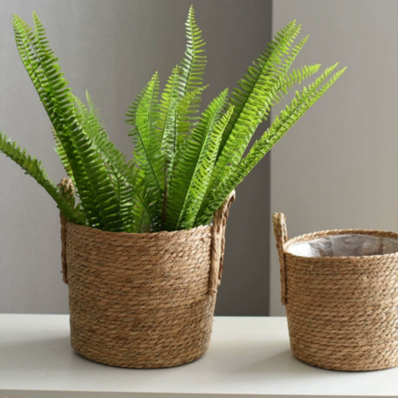  straw woven basket, flowerpot, jewelry