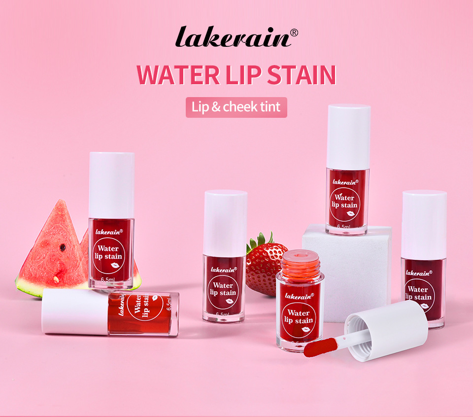 Lakerain Lip Dye, Lipstick and Moisturizer, dual-purpose blush, lip gloss and lipstick toner details Picture