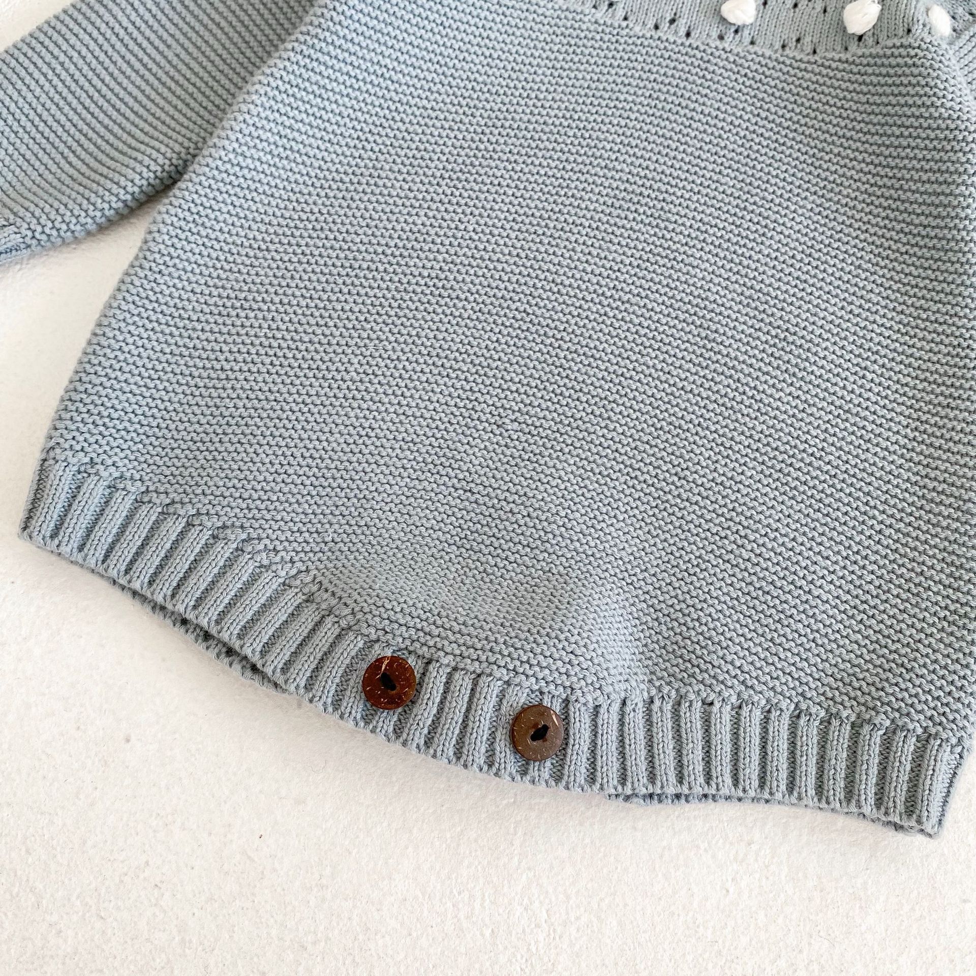 Vestiti autunnali per bambine, in pizzo, fatti a mano, a maniche lunghe, con colletto rotondo, Ha Yi, con sacchetto e cappello opzionale._voghion.com