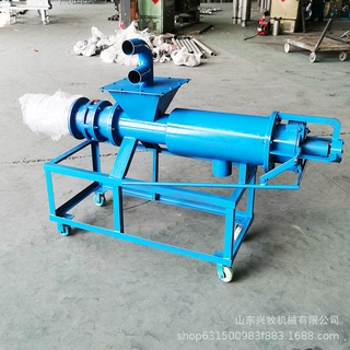 养殖场螺旋挤压干湿分离机全自动猪粪处理设备鸡鸭粪便固液脱水机