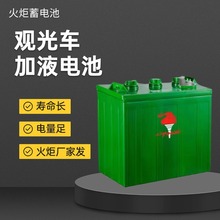 新火炬电动观光车高尔夫球车巡逻车电瓶3DG-230蓄电池6V230Ah/260