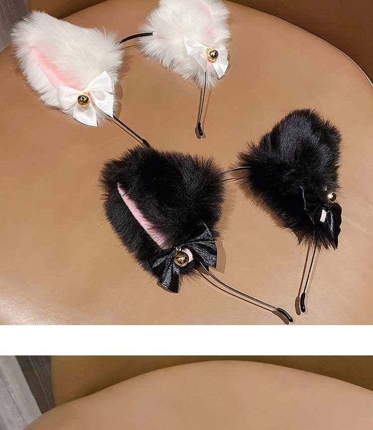 cat ears bell headband