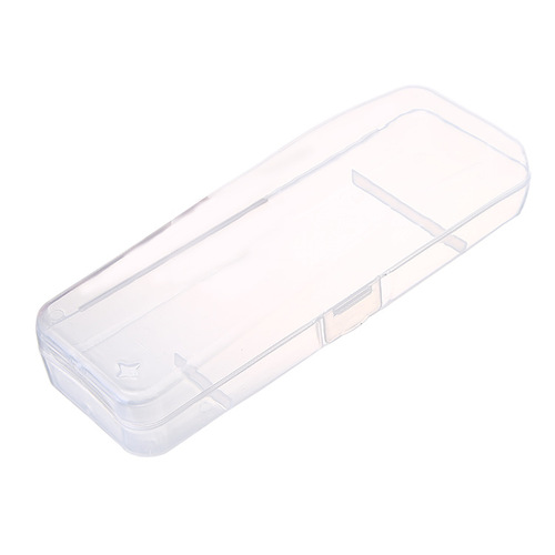 Manual razor holder and storage box, razor storage box for travel, convenient carry, transparent razor holder and storage box