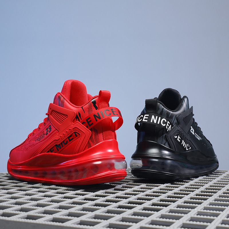 男鞋秋冬季防臭全掌氣墊鞋氣墊超軟防滑休閒運動跑步潮鞋