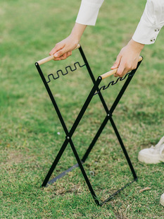 ♡ Wholesale Outdoor Folding Garbage Rack Camping Trash Can Portable Simple Peel Box Camping Picnic