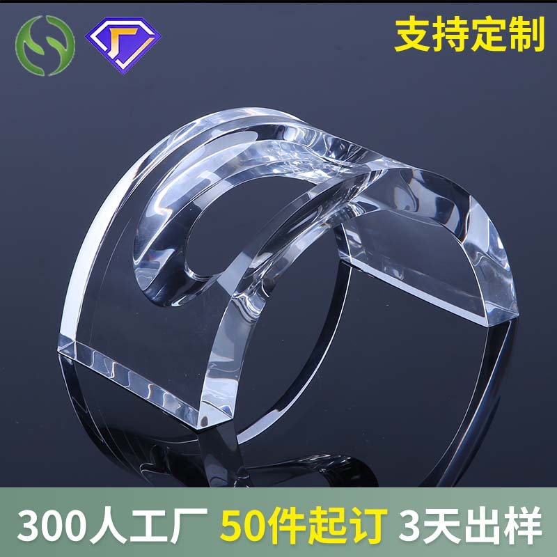 亚克力折弯饮料架有机玻璃板大弧度热弯加工亚克力陈列架
