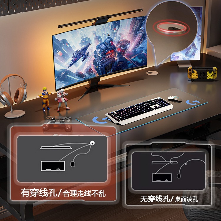 Mesa de computadora de madera sólida mesa de escritorio simple mesa de deportes electrónicos de dormitorio simple mesa de oficina de estudiantes de secundaria escritorio de escritorio