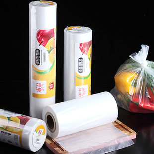 [Factory direct sales] Yayi roll bag supermarket shopping thickened PE point break bag food hand-tearable fresh-keeping bag