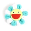 8cm plush smiley face light green