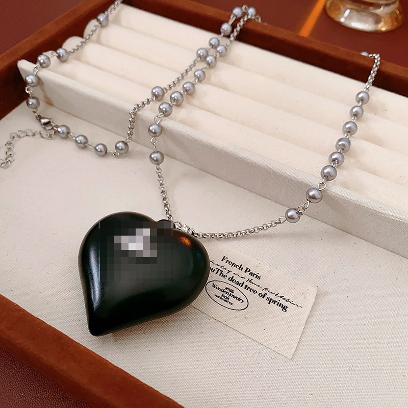 Maillard Collar retro para mujer estilo coreano nuevo suéter de nicho cadena moda otoño e invierno todo fósforo artículos de alta gama al por mayor