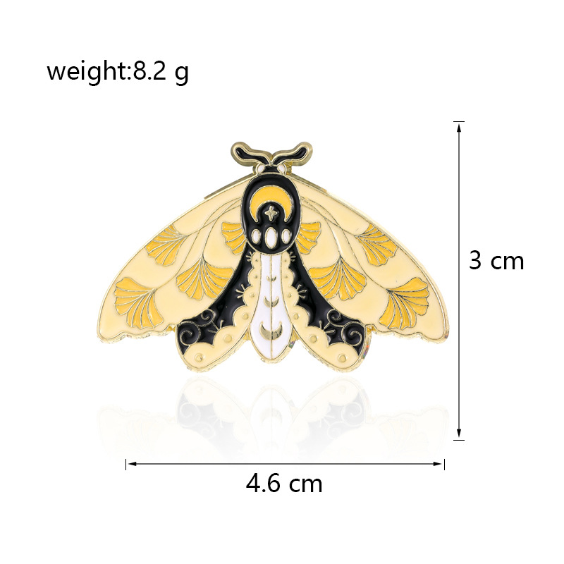13g Weight Brooches Classification Casual, Party, Street Occasion Zinc alloy Material Butterfly Pattern Unisex Gender Enamel, Plating Design Sweet Style Sweet Pin Butterfly Zinc Alloy Enamel Plating Unisex Brooches 1