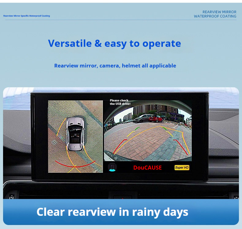 Cross-Border Special Automotive Glass Anti-Fog Agent Liquid Rainproof Coating Rearview Mirror Rainproof Gadget Reversing Camera Spray