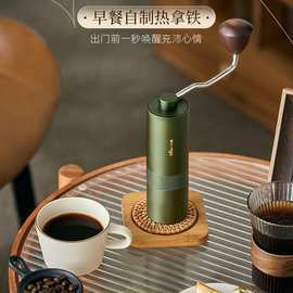 小'熊手摇磨豆机CX-D0032磨咖啡豆便携全自动研磨器全金属机