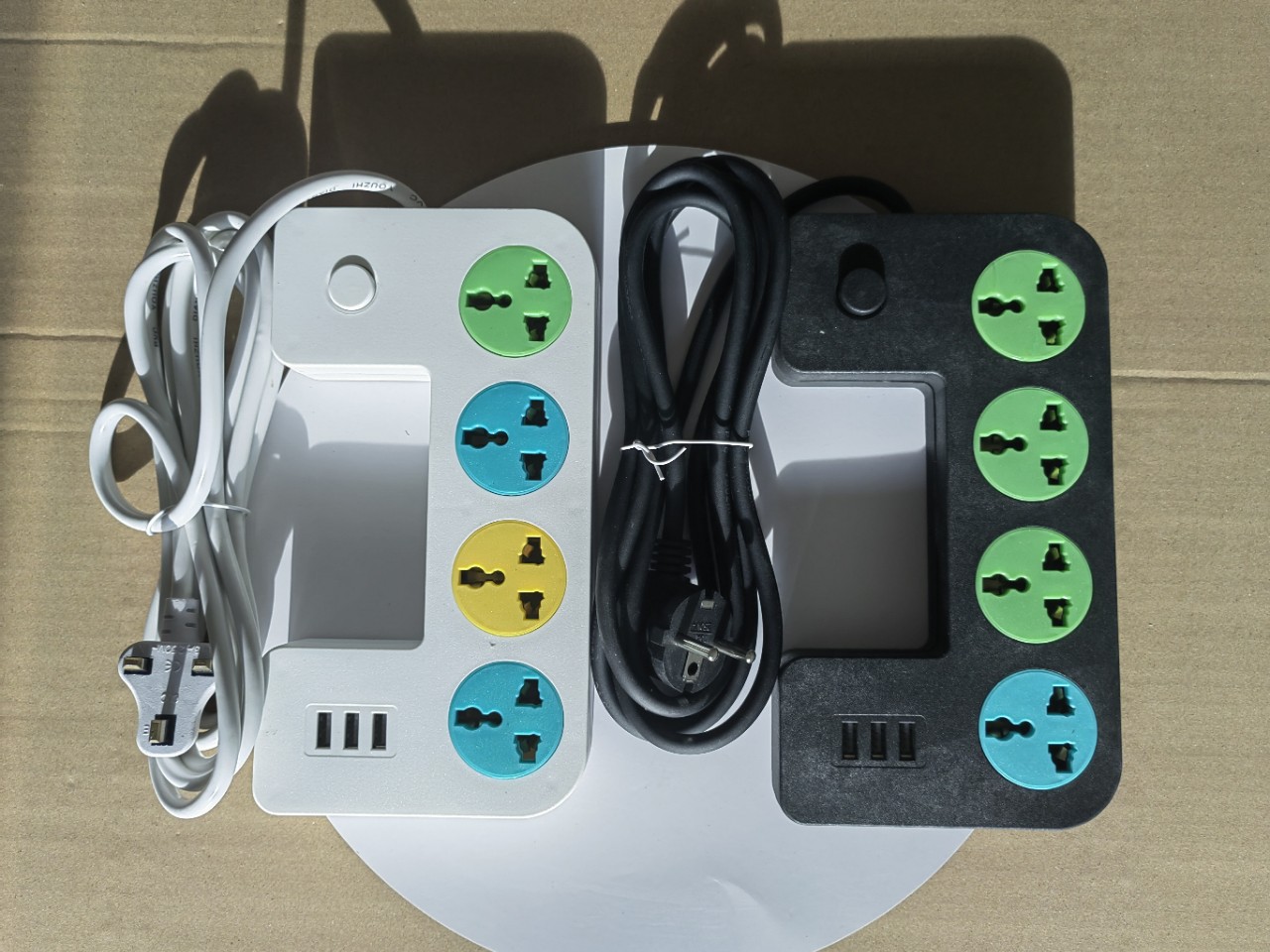 Regleta de Enchufes para Comercio Transfronterizo, Regleta de Enchufes Múltiples al por Mayor, Cable de Extensión con Múltiples Tomas de Corriente, Adaptador de Regleta de Enchufes USB