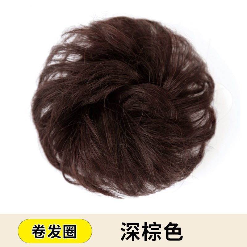 Peluca tocado flor clip de pelo grande updo pelo headwear Pelo Corto hembra espalda Cabeza pelo anillo bolsa de pelo Cola de Caballo clip superior