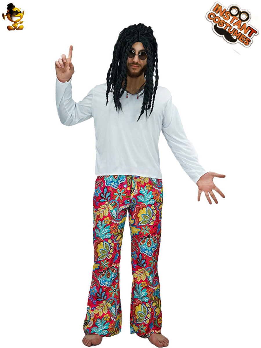 Adulto Halloween Europa y América Retro Moda 70 Disco Hip Hop Retro Juego de rol Trajes de fiesta