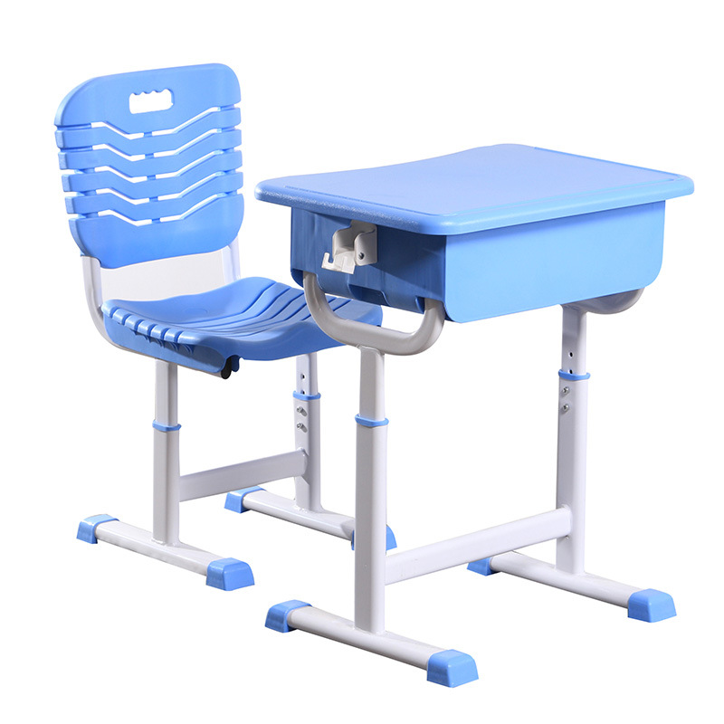 Wholesale Campus Training Course desk desk and chair suit primary and middle school students table and chair counseling class can be lifted and learned to learn the table