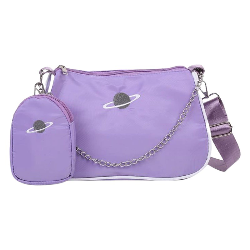 Ins Маленькая женская сумка через плечо в новом стиле, популярная универсальная сумка через плечо с цепочкой и подмышками, французская сумка через плечо, лето 2020