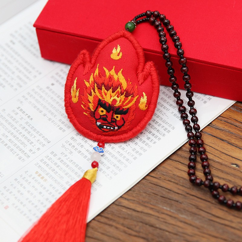 Nuevo Lu Bordado Diy Paquete de material hecho a mano Bordado Bolsita creativa Regalo de punto de cruz Bolsita colgante de estilo antiguo