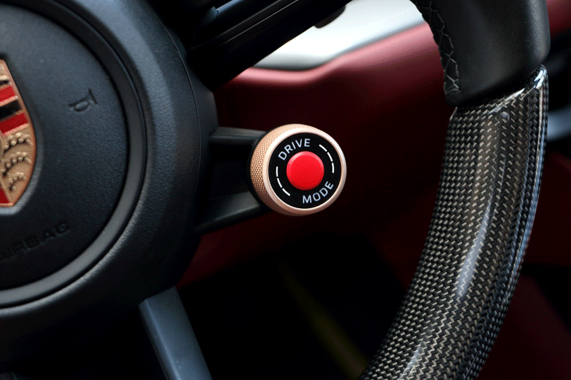 Suitable for Porsche steering wheel SC ejection knob button Ma Cayenne 718 Pa Lamela 911Taycan modification