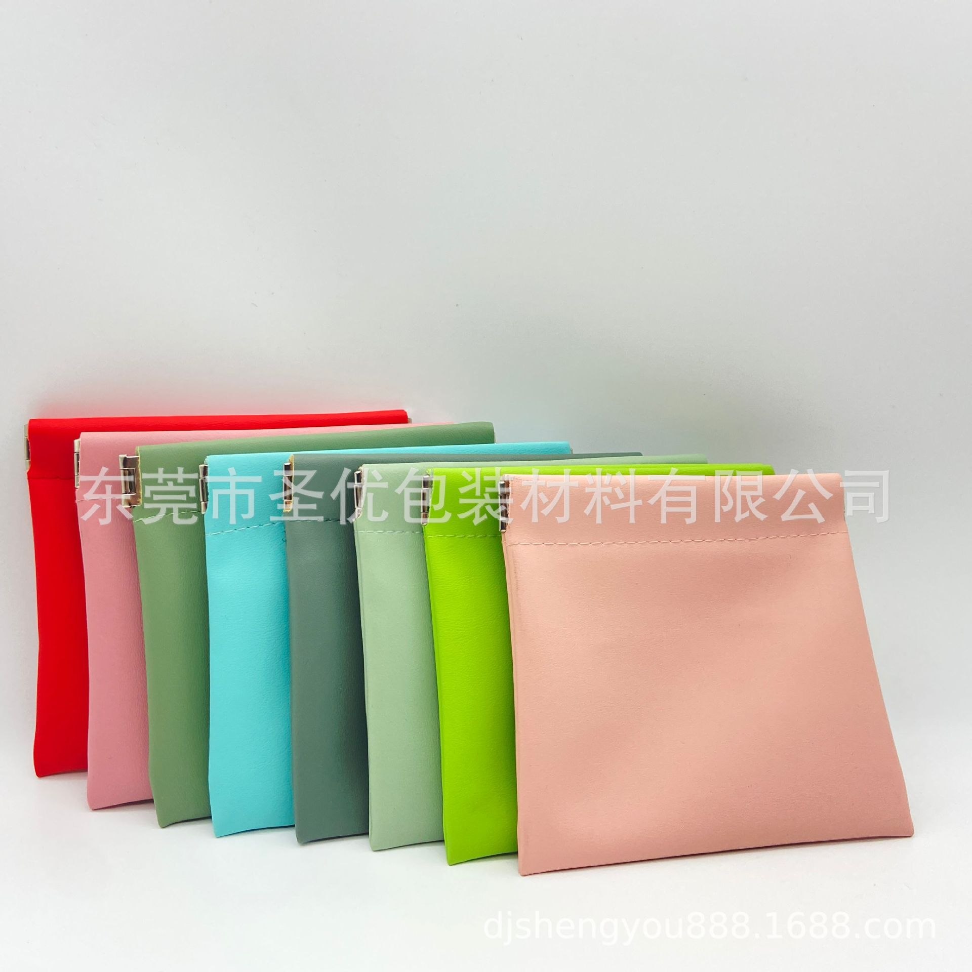 Factory Direct Supply pu Leather Earphones Jewelry U Disk Spring Storage Bag Coin purse Mini Portable Storage Bag