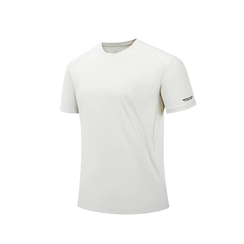 Летняя высококачественная прямая трансляция, популярная быстросохнущая футболка из ледяного шелка для занятий спортом на открытом воздухе, мужская футболка с короткими рукавами и половиной рукава