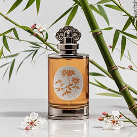 开模定制精致小巧风格金属香水盖子日式意境圆柱形铝合金香水盖