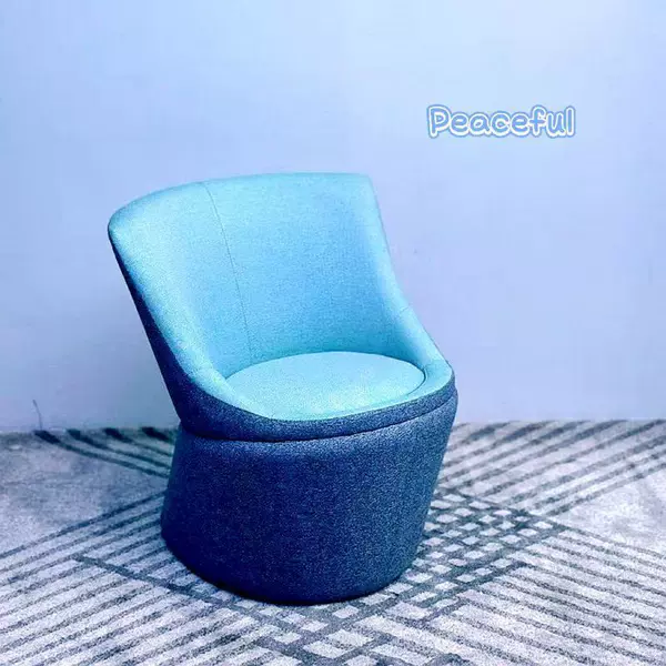 Sofa Booth Modern Office Sofa Simple Creative Sofa Chair Designer Fabric Leisure Office Single Sofa