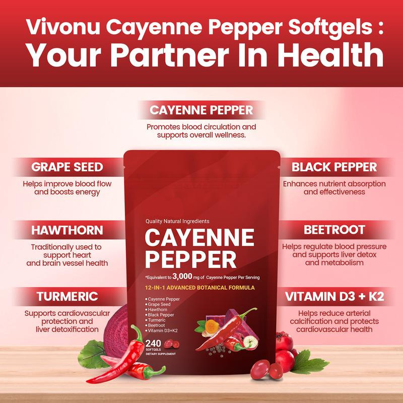 TK现货 辣椒胶囊Cayenne Pepper Softgels Supplement源头厂家|undefined