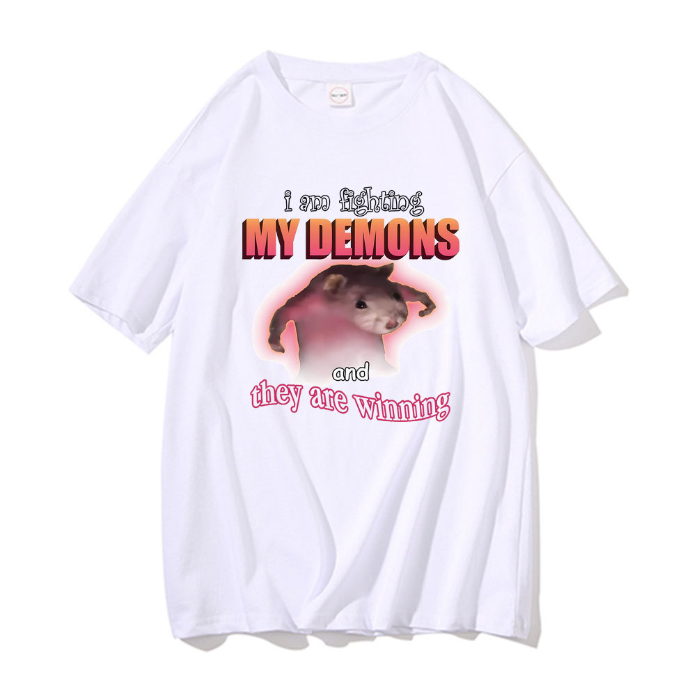 Men's women's cute T-shirt for leisure