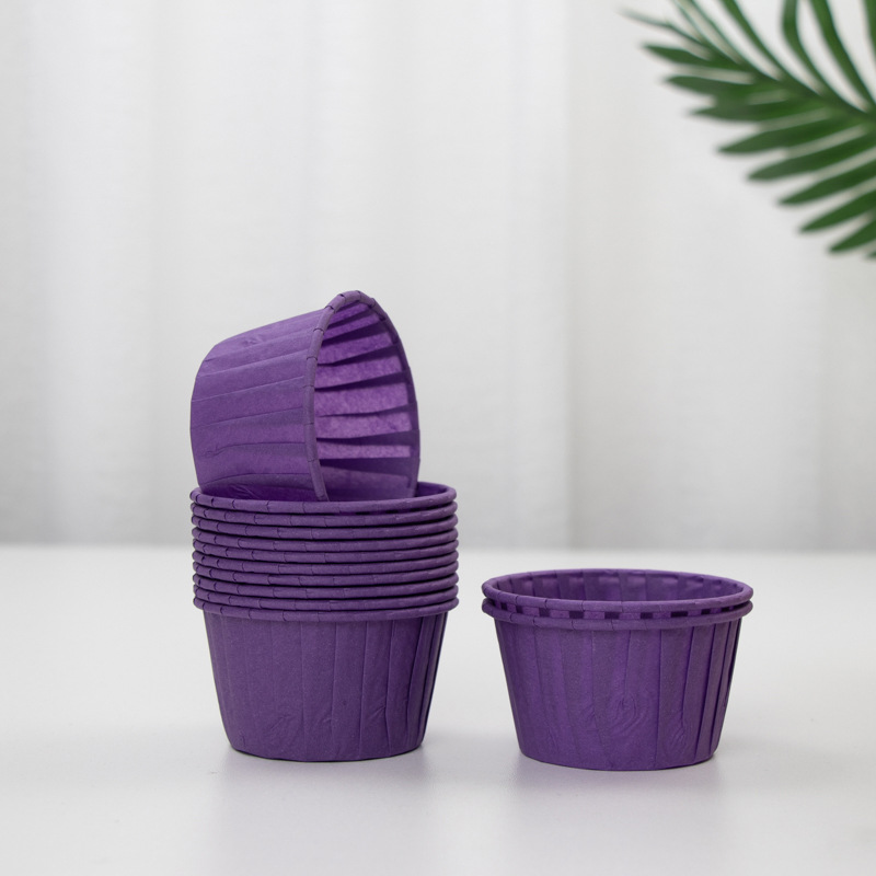 그림과 같이 보라색 롤 컵 [50개];