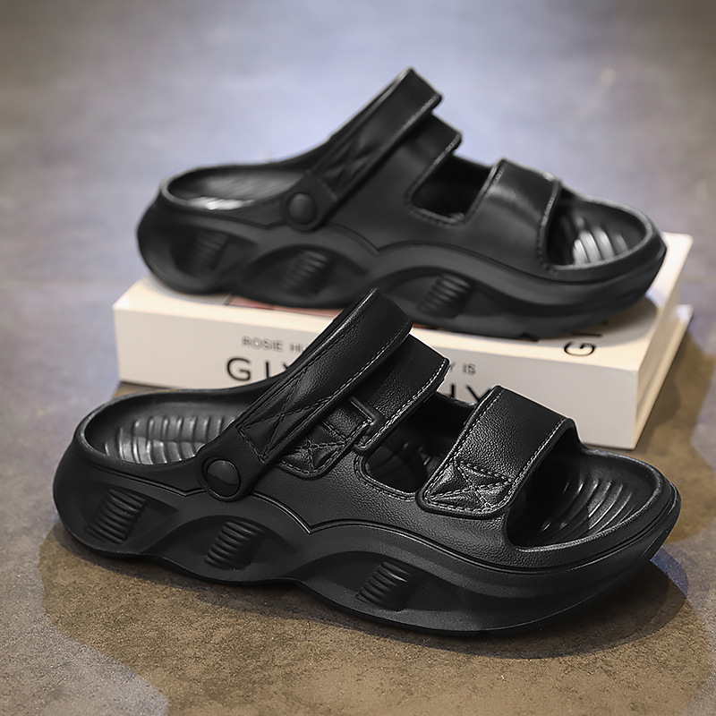 Sandalias y pantuflas para hombre verano transfronterizo nuevo estilo ligero EVA pisando la mierda sandalias deportivas antideslizantes para exteriores