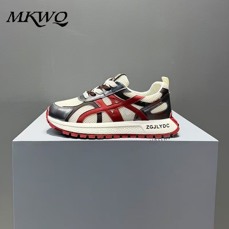 Летние туфли, универсальная дышащая трендовая высокая низкая повседневная обувь на платформе