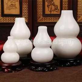 汉白玉葫芦批发白玉葫芦摆件家居风水阿富汗玉石挂饰地摊货礼品
