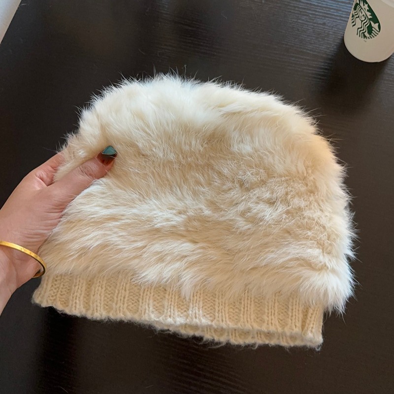 베이지 컬러 - 롤업 풀오버