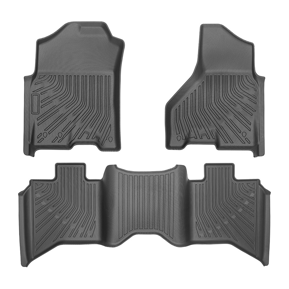 Aplicable a Dodge RAM 2009 - 2018 TPE Foot Pads 3D All Weather Material Backpack Pad