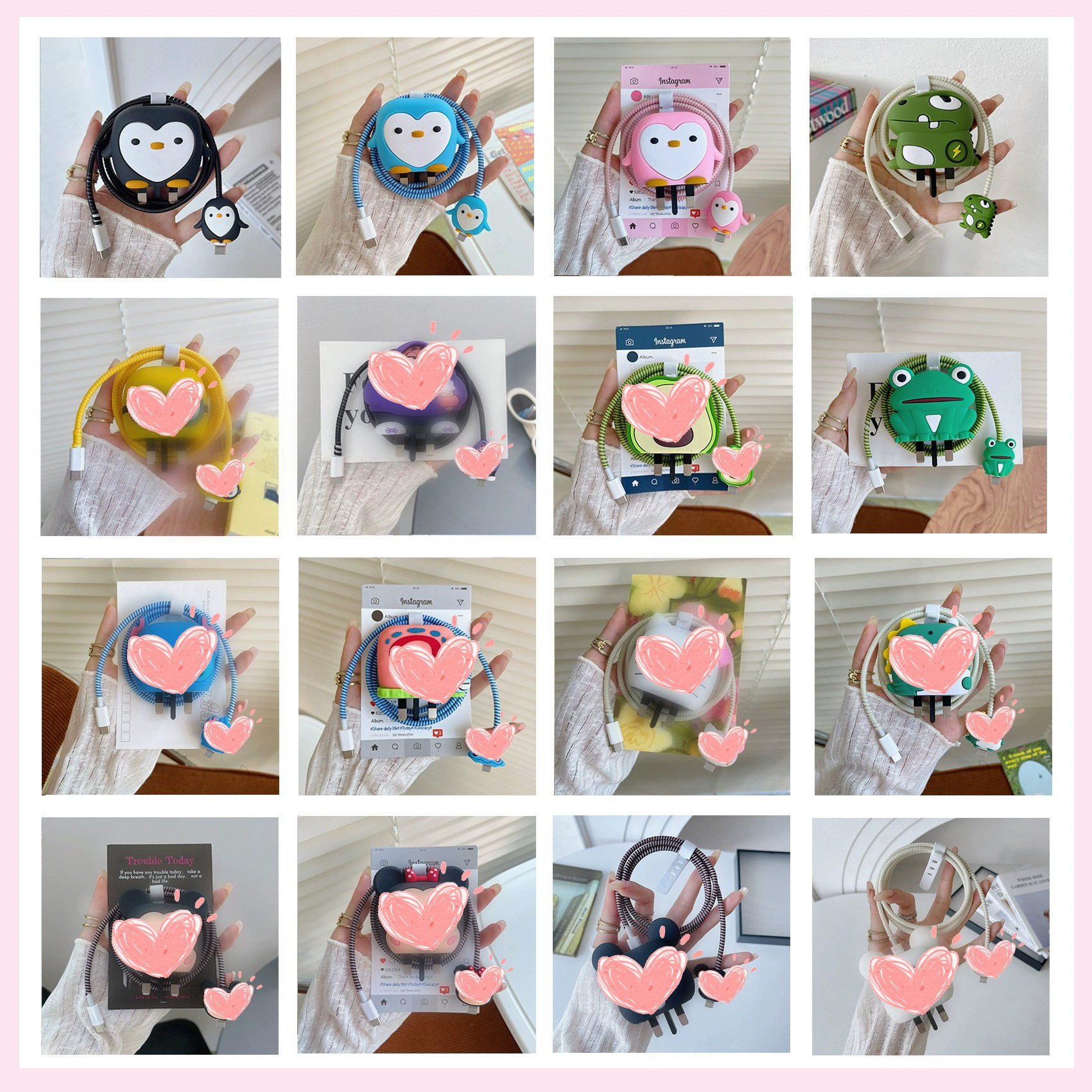 Подходит для Samsung, британского стандарта, зарядное устройство с тремя разъемами, 25 Вт, милый креативный мультяшный модный защитный комплект зарядного устройства для мобильного телефона