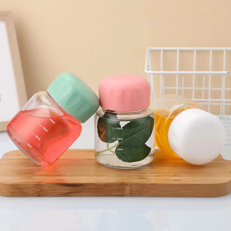 Good-looking chubby cup, cute chubby cup, mini portable water cup, simple scaled Internet celebrity soy milk glass cup