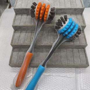 8206 two-color roller massage hammer magnetic bead massage stick wooden bead airbag fitness hammer knock back hammer massage stick