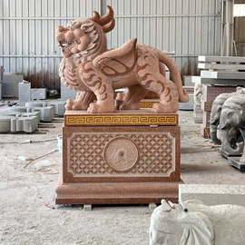 石雕;石膏工艺品;喷泉水景