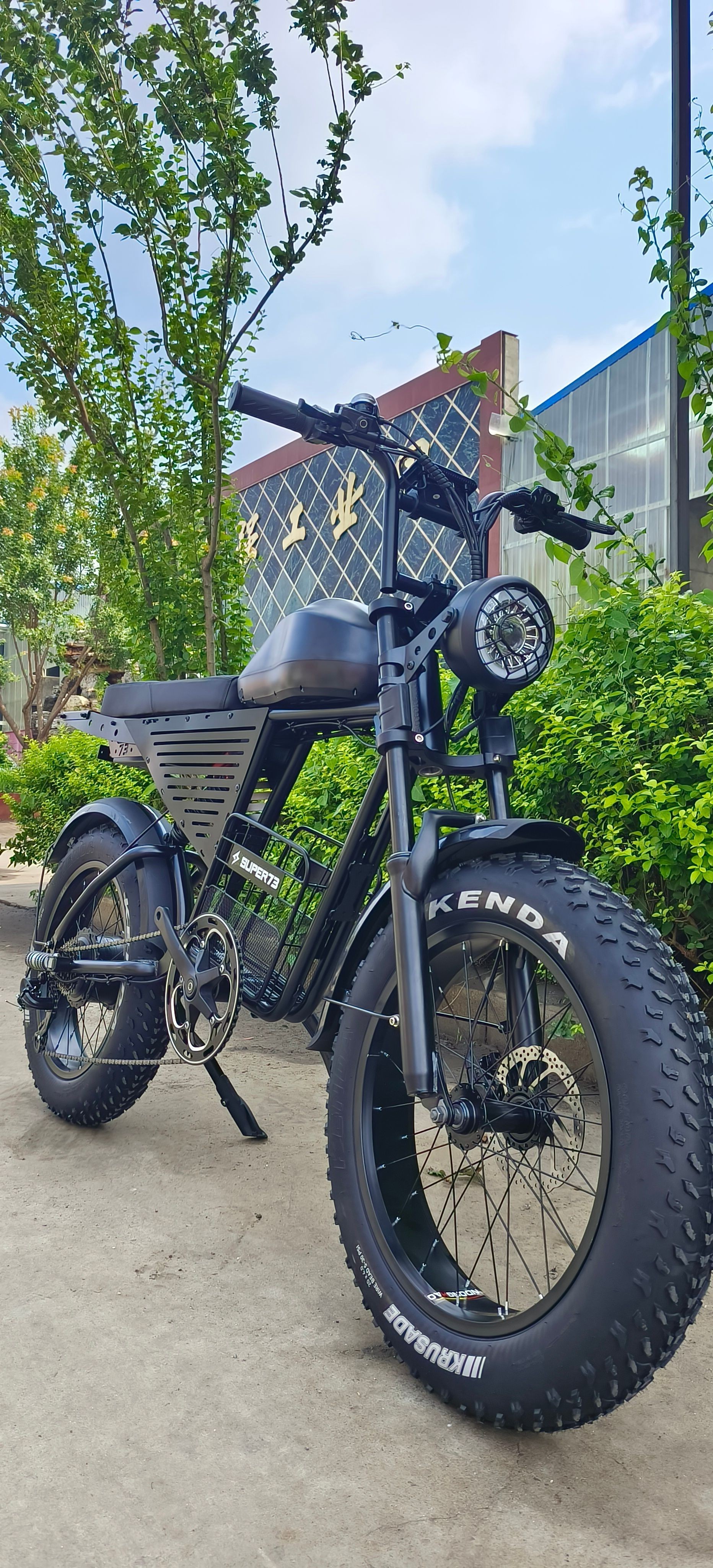 Super73 Style Retro Electric Bicycle Off-Road Fat Tire E-Bike